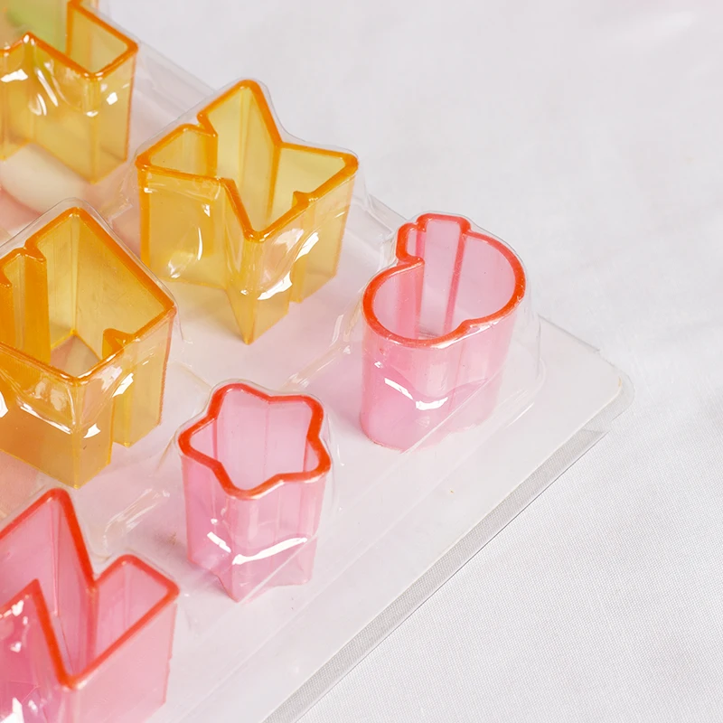 hot colorful plastic alphabet letter cookie cutter baking tool DIY biscuits mold