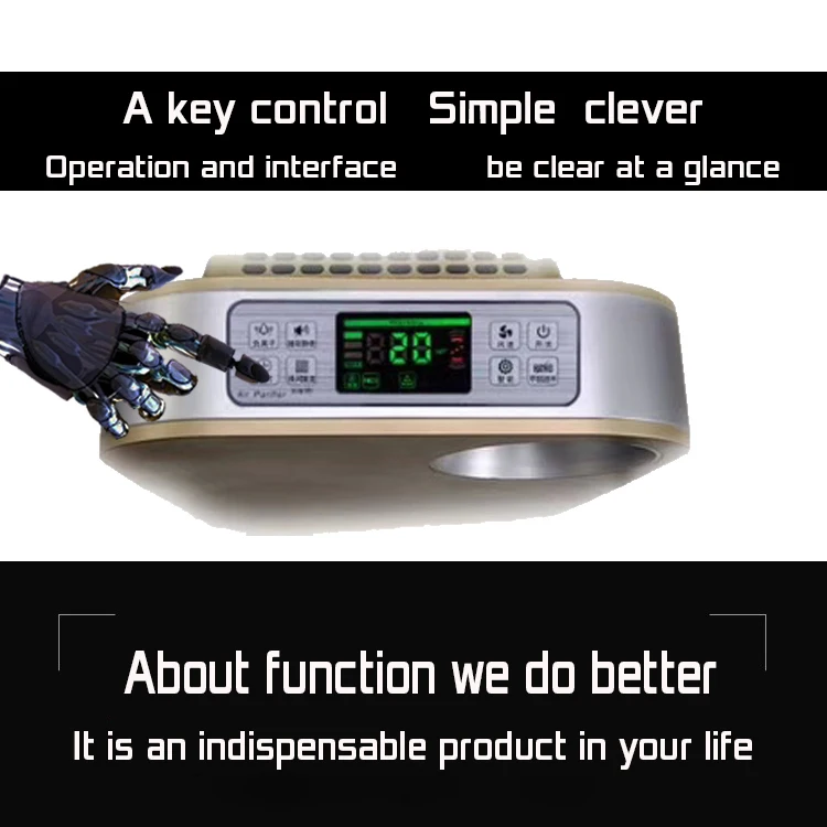 High quality Hot selling HEPA filter anion air purifier with low price