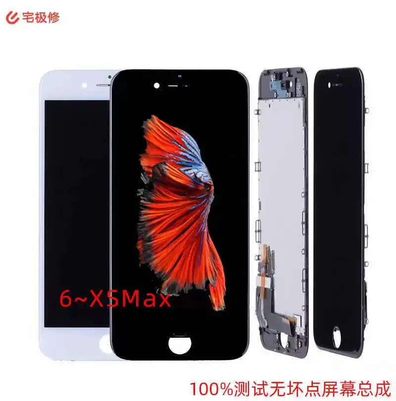 Foxconn for Iphone 6S Plus 7 8 X Incell Screen Replacement 100 Original DHL Phone Black White Western FEDElcd display smartphone