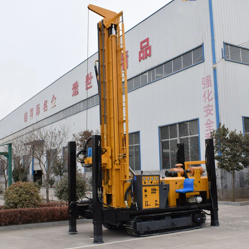 280Meter Big hole diameter easy operation air bore hole water well drill rig