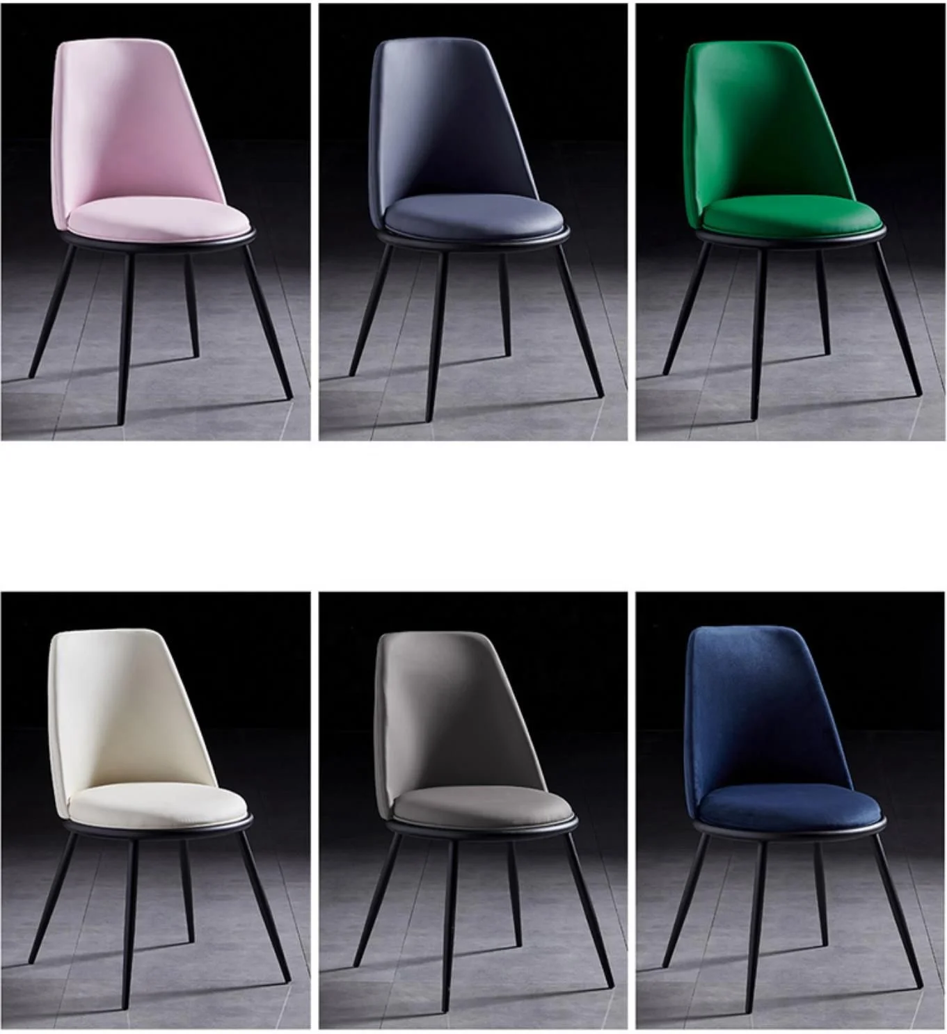 Modern Pu White Genuine Stainless Steel Black Dinning Italian Woven Brown Real Leather Dining Chair For Dining Room