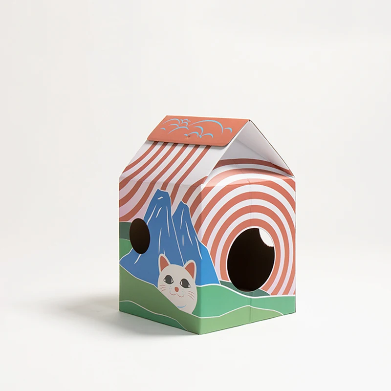 
Pidan Cardboard Cat House Cat Scratch Board for Cats Interactive Toys Pet Toys 