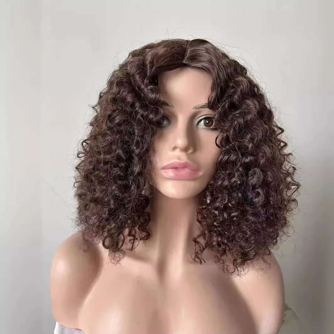 Cheap Price Brazilian Water Wave Remy Human Hair Transparent Lace Front Wig For Black Woman