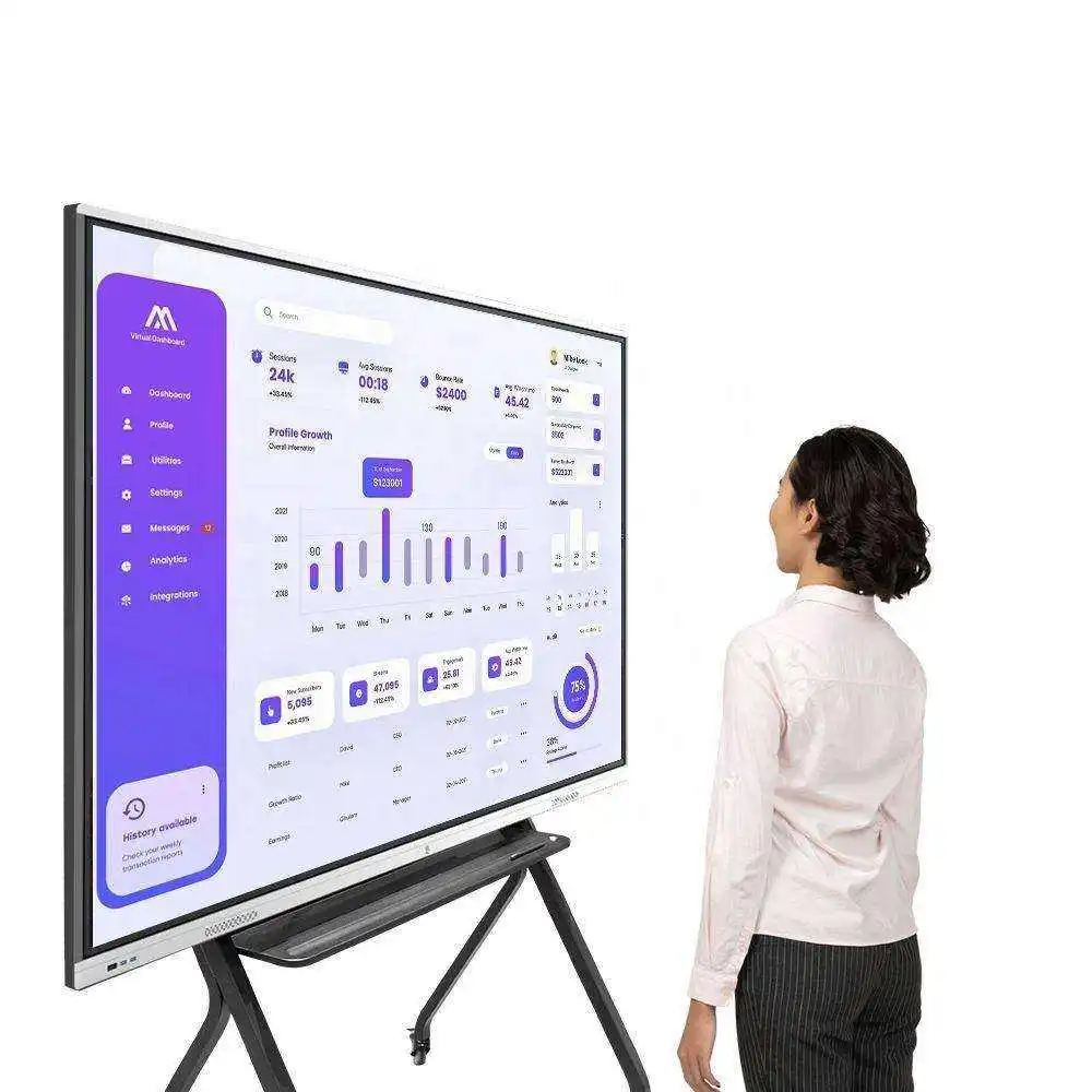 T-B265I 65inch Cheap Price Multifunctional Big Screen Wireless  Transmission Digital Board smart interactive panel