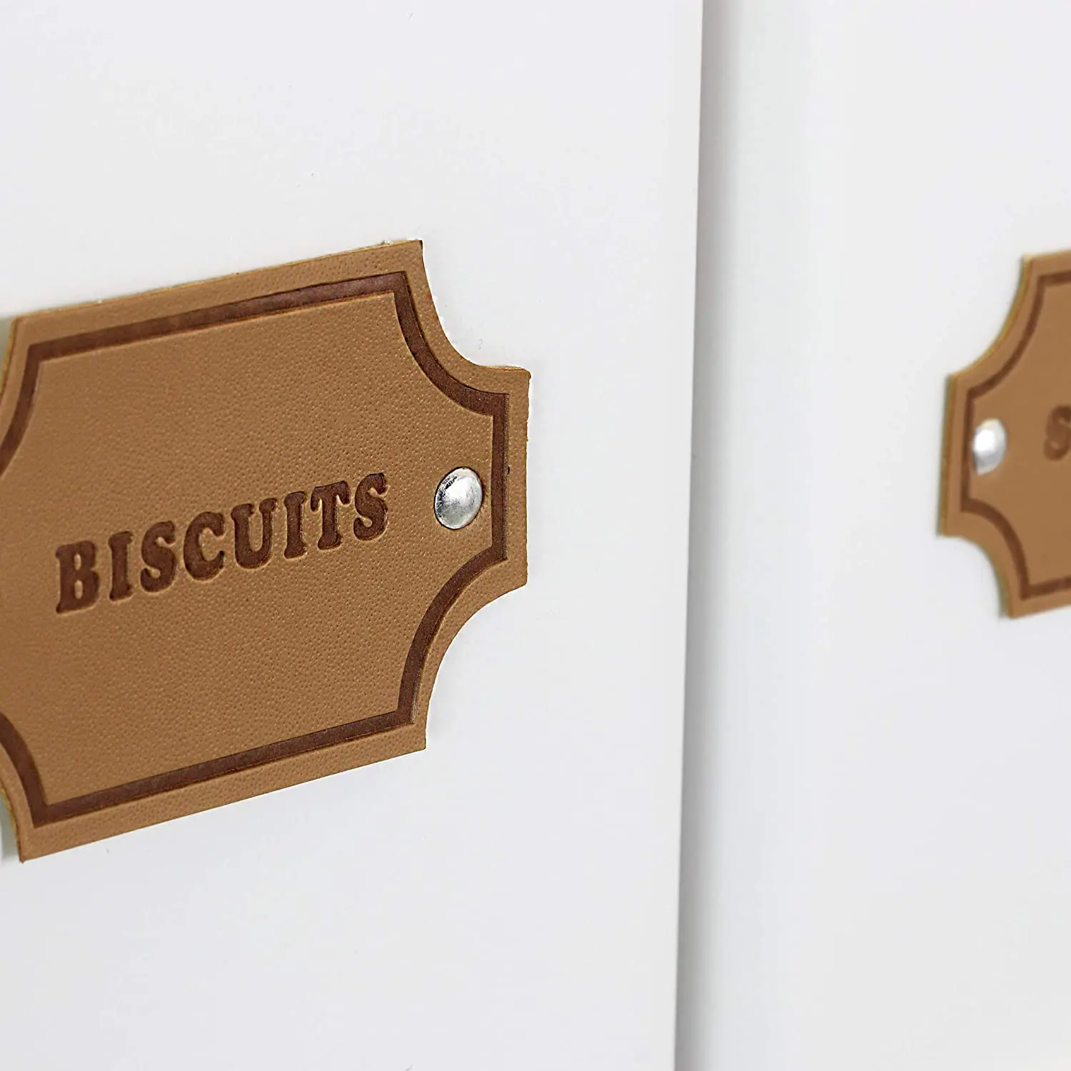 Professional Kitchen Metal Tea Coffee Sugar Biscuits Bread Storage Copper Tag Canister Tin Set of 5