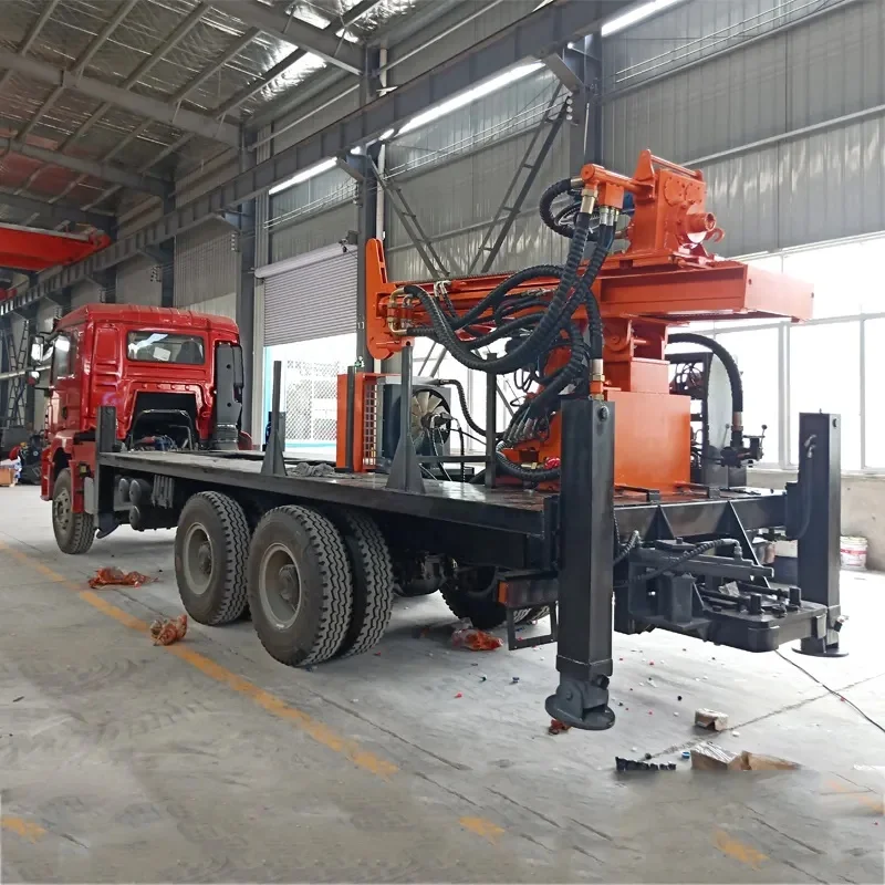 FYC580 Water Well Drill Rig Truck Borehole Drilling Machine 600m Deep Truck Mine Mounted Water Well Drilling Rig