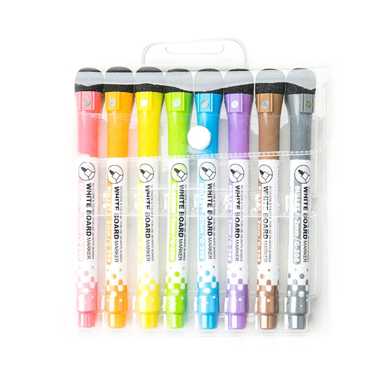 
Gxin Muti color dry erase magnetic whiteboard marker pen set with d eraser  (62462911388)