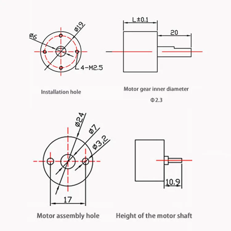 High torque low backlash 24mm 0.5 module precision metal small micro dc motor planetary gear