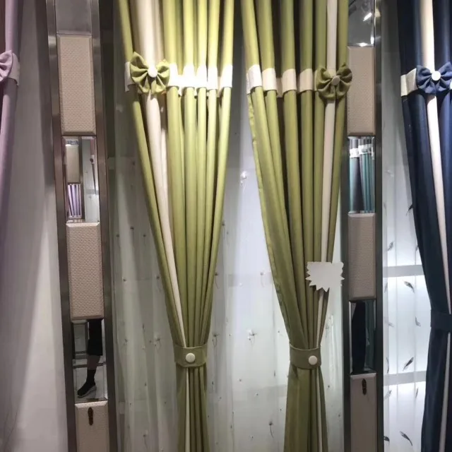Modern solid color curtains for homes and hotels