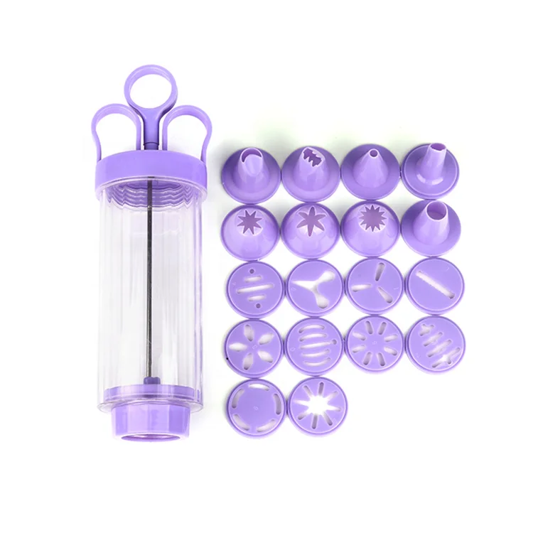 Multi-Function Plastic Cookie Press Gun for Biscuit Maker