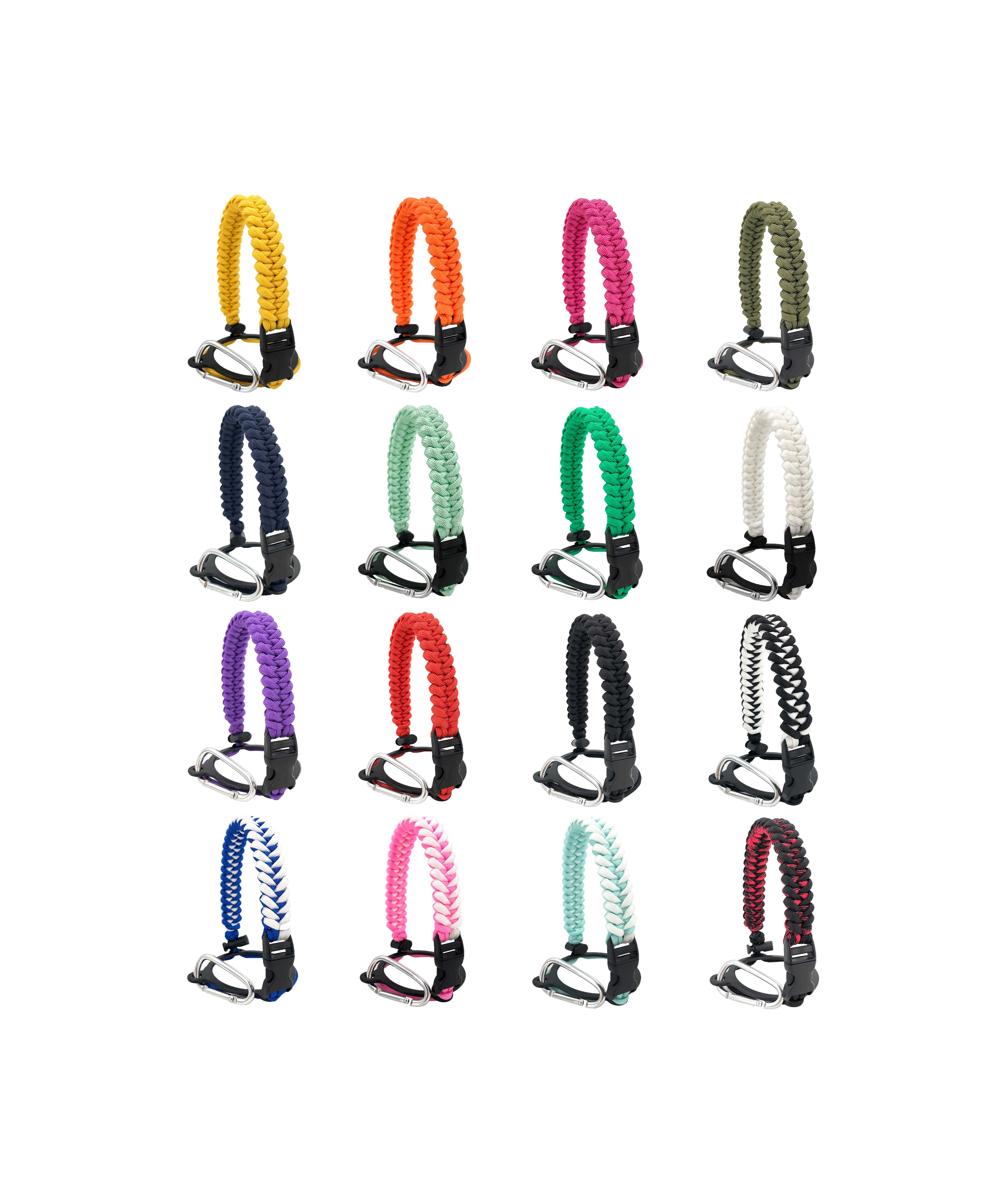 Paracord ручка-Paracord шнур для переноски с защитным кольцом карабин бутылок водой широким горлом 12 унций-64 унции