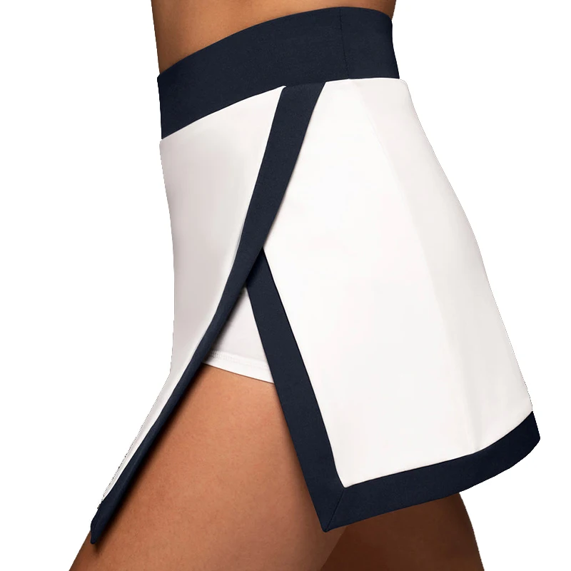 High quality tennis skirt elevated with a split front skirt women stretchy lightweight golf tennis dress