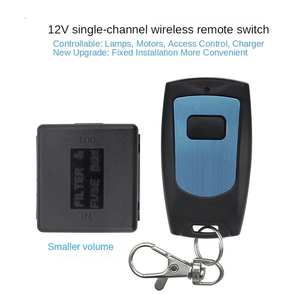 Door 2 Buttons 2CH Fixed Code RF 100m Long Rang Transmitter Receiver