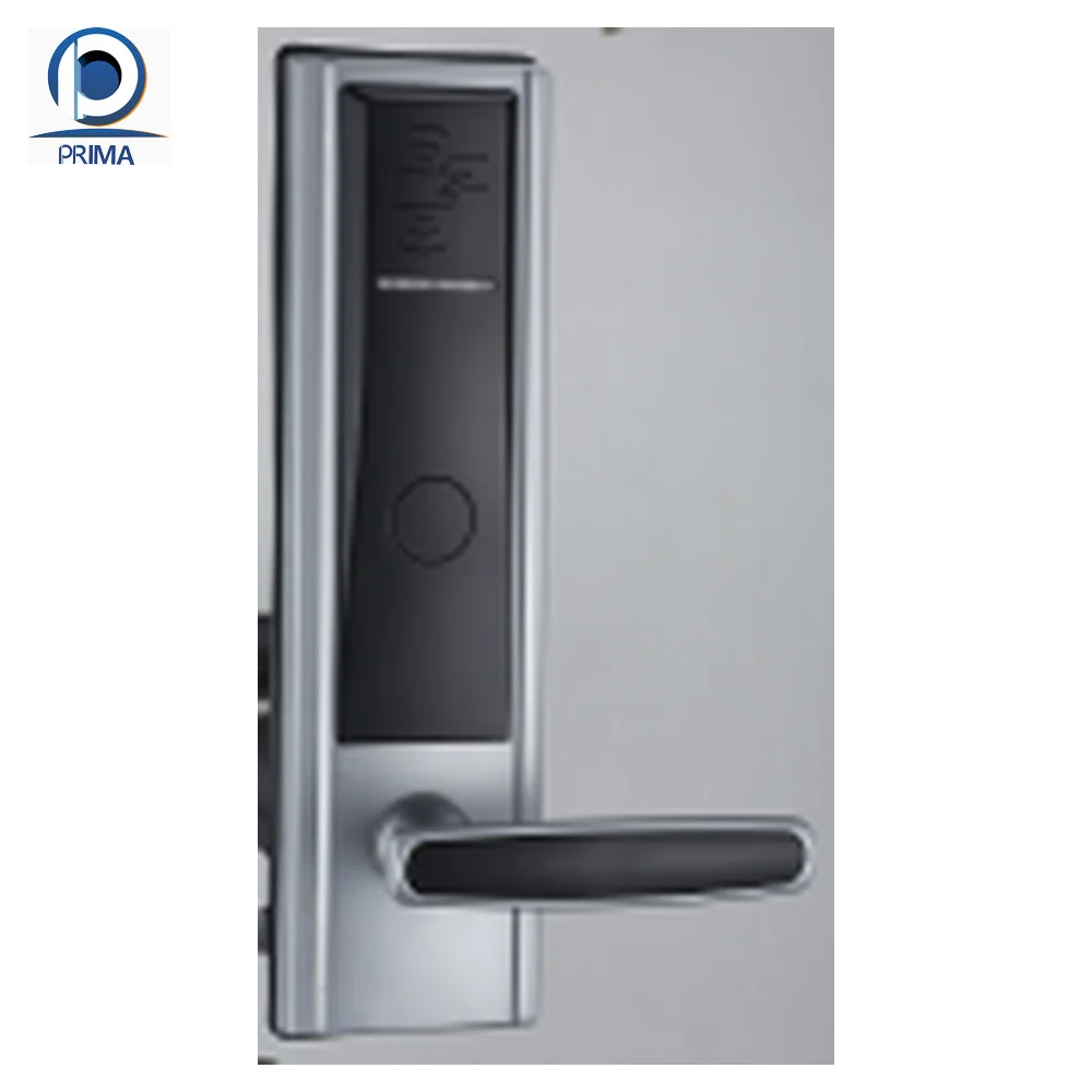 Prima Hotel smart rfid card hotel door lock system Card electronic digital hotel door handle lock