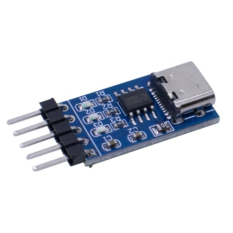 Type-c type c USB USB-C to TTL Serial Port CH340N Module CH340 DC 5V/3.3V Upgrade MCU Download Brush Line