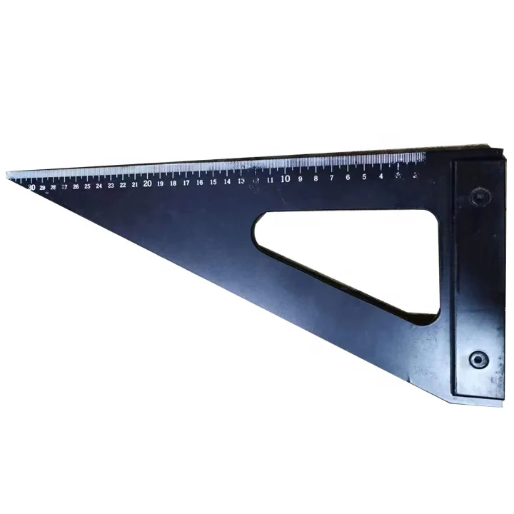 L-shape with brace glass cutting tool Triangle ruler in different size