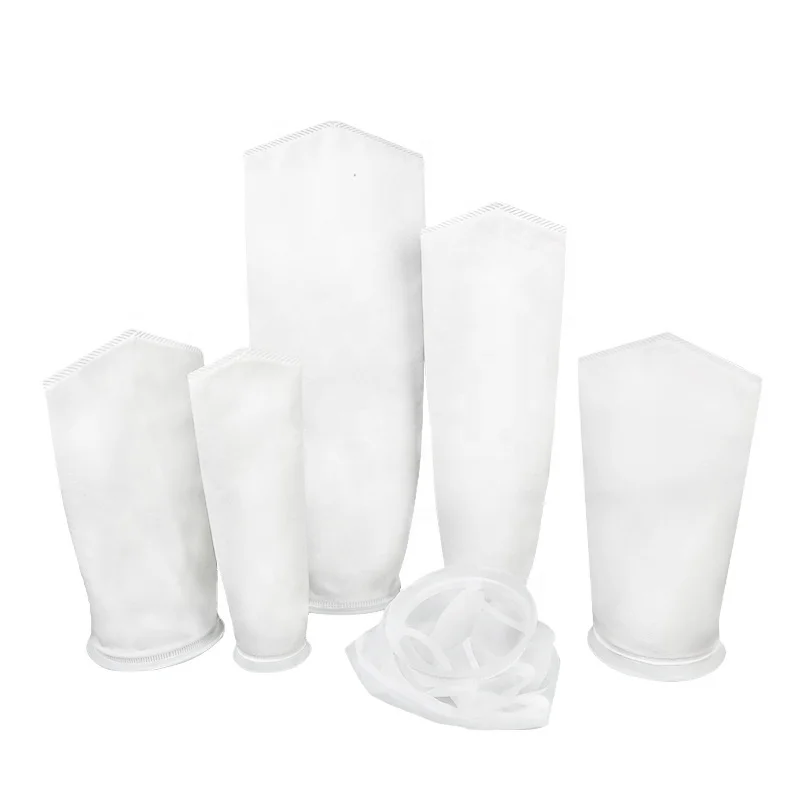 1 5 10 25 50 75 100 200 микрон из синтетического волокна, ПЭ/ПП/нейлоновый фильтр-мешок для промышленных химических веществ