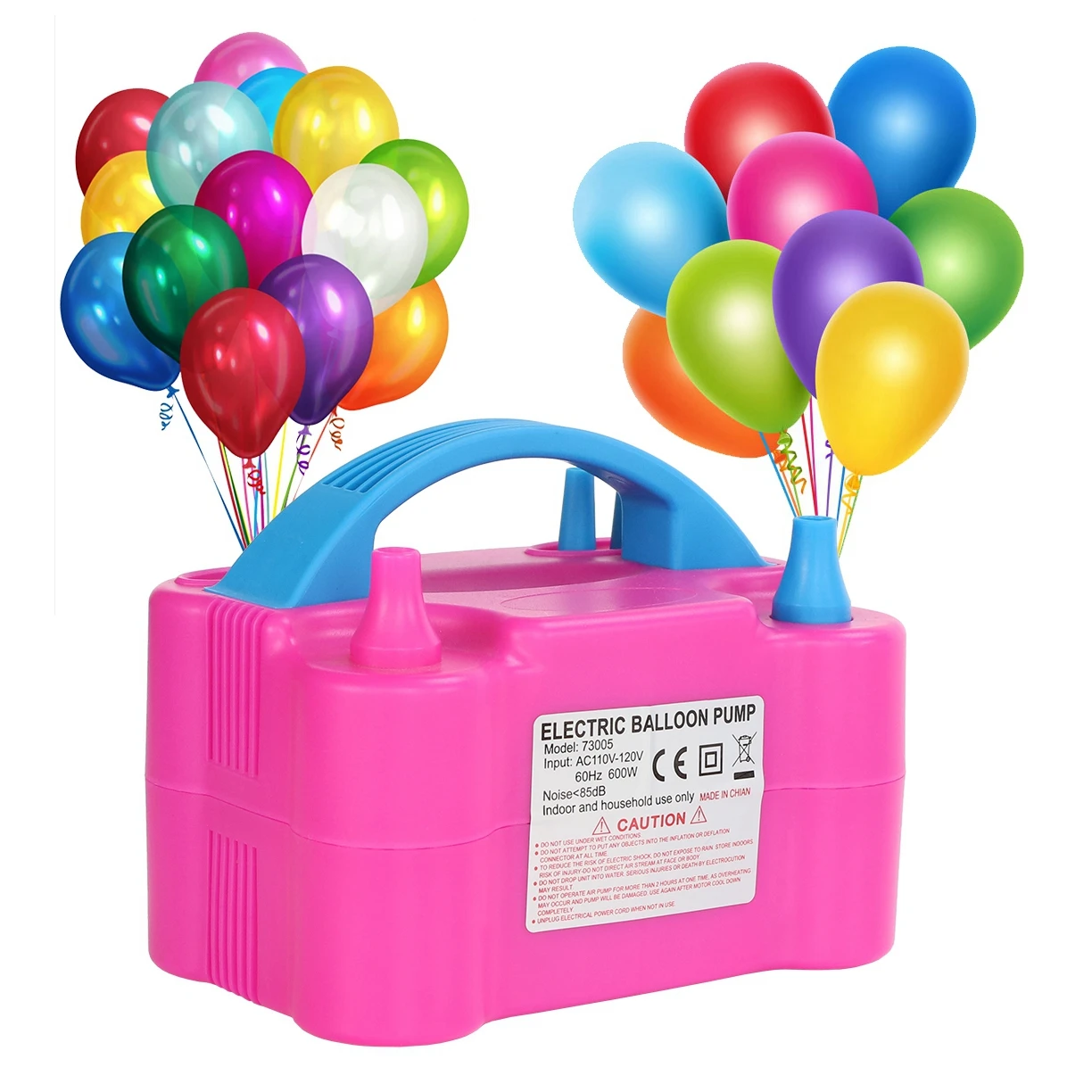 dual nozzles balloon machine electric balloon pump balloon electric pump inflator