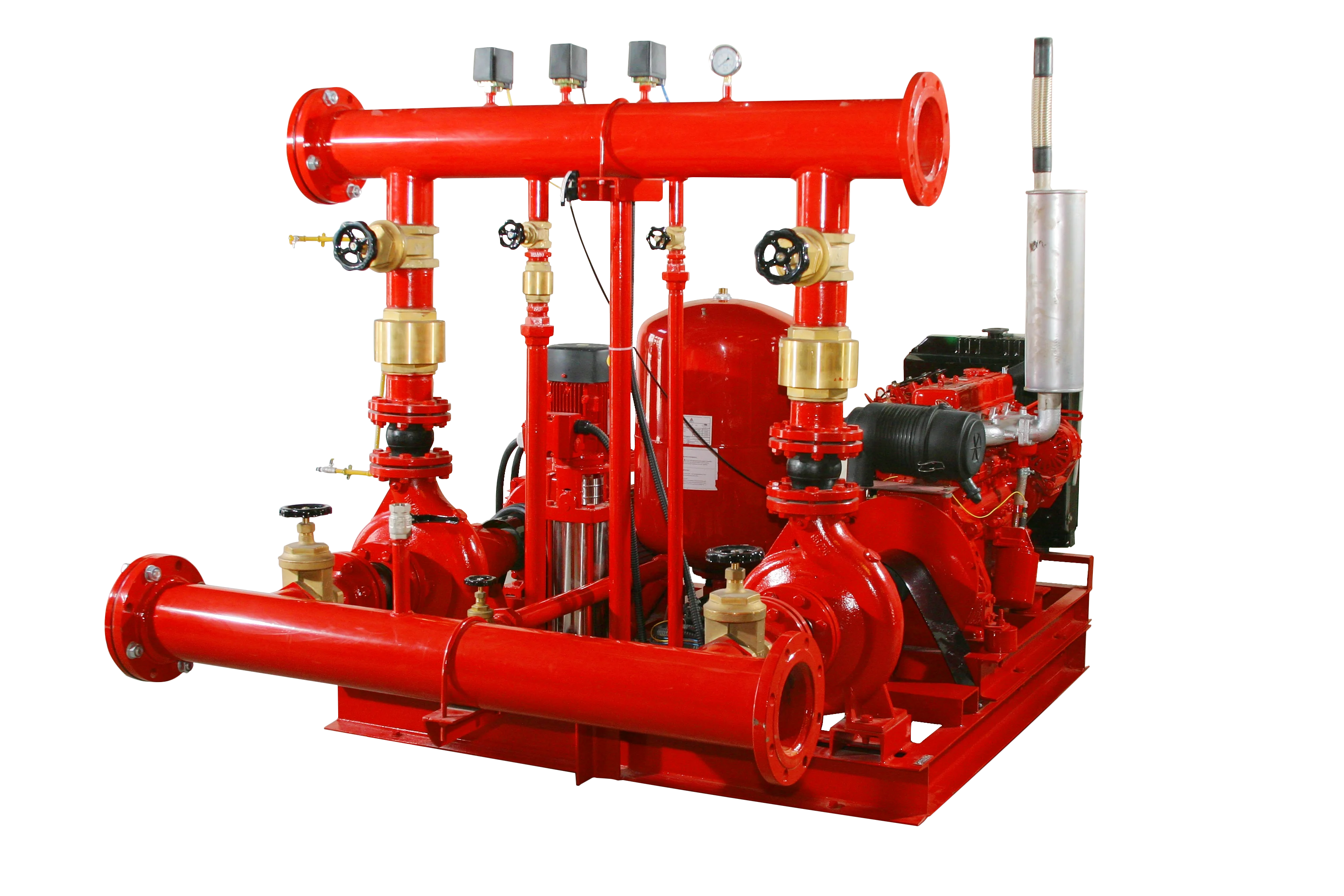 Система распылителей, дизельный пожарный насос, набор для пожарной гидравлической системы