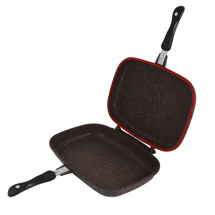 Non-stick Induction Cooker Plate Commercial Doble Grill Pan