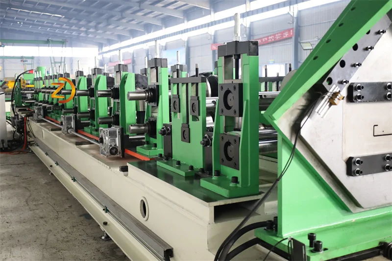 Automatic purlin c channel roll forming machine c purlin machine with gear boxes