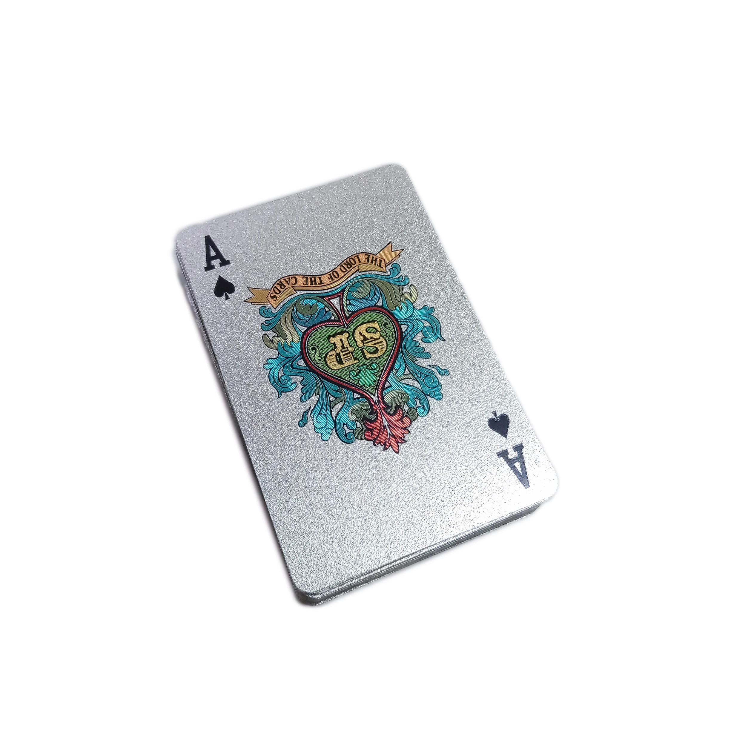 Custom size design logo pvc cards playing chips 100% PVC poker card deck plastic playing cards