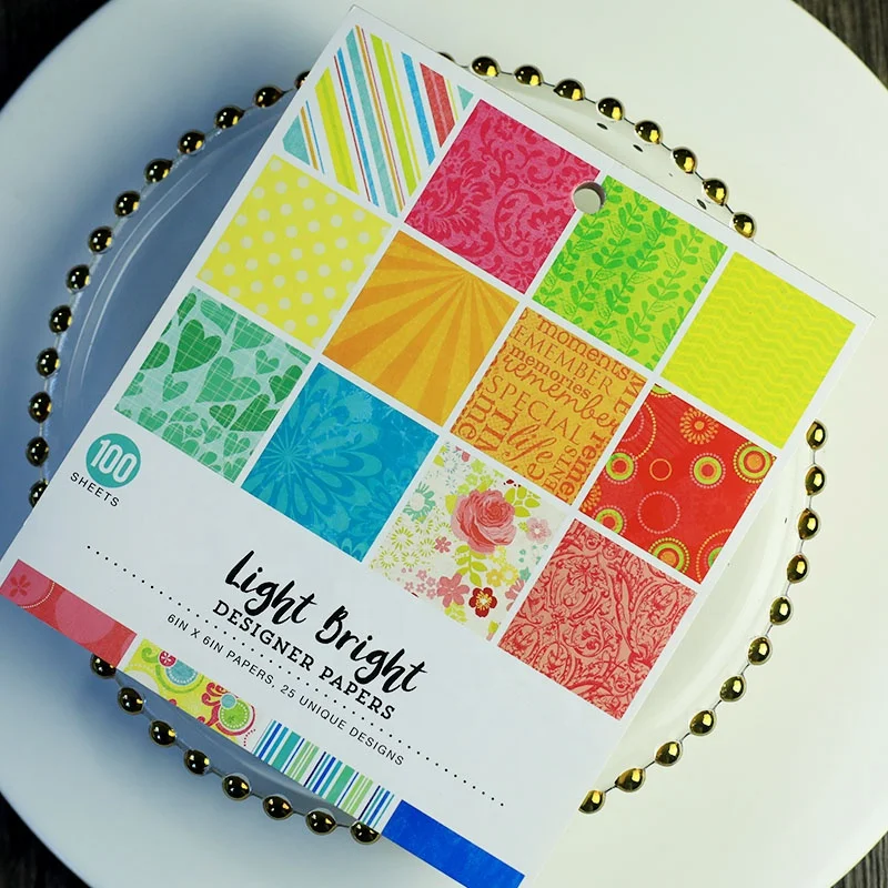 6x6 дюймов бумажная подкладка для альбома для скрапбукинга/Высококачественная печатная бумага/бумага для узоров