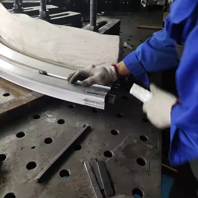 competitive price custom tube profile metal bending and cutting aluminum solar frame fabrication services