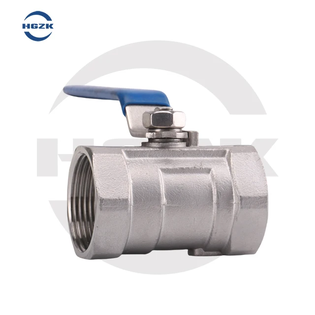 HGZK  Stainless steel 304/316 1000 WOG DN15-DN100 CF8M 2PC ball valves weight Male Female Threaded NPT ball valve