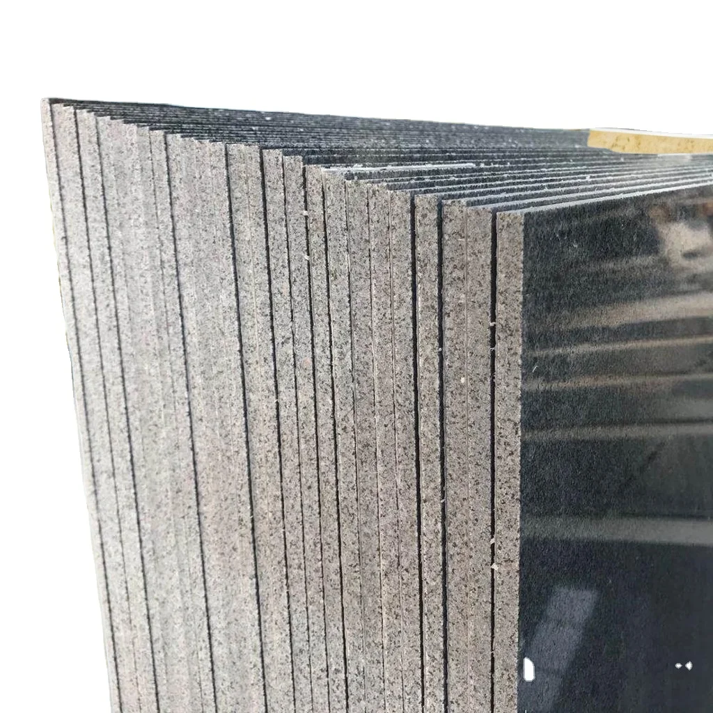 Thin 5-6mm Natural Granite Slab with Fiberglass Backing for Wall Cladding