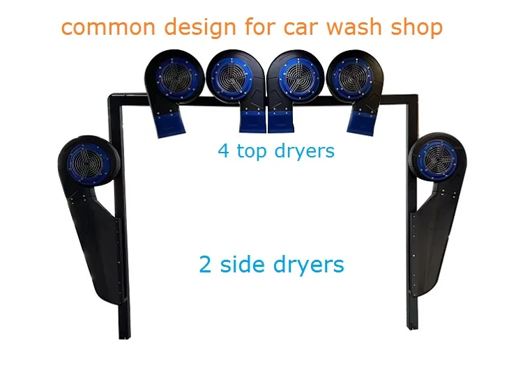 40HP car dryer blower commercial touchless vehicle cleaning drying system 460V