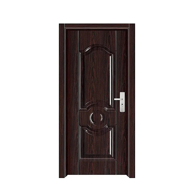 Entrance Security Steel Wood Home South American Residential Modern Front Door