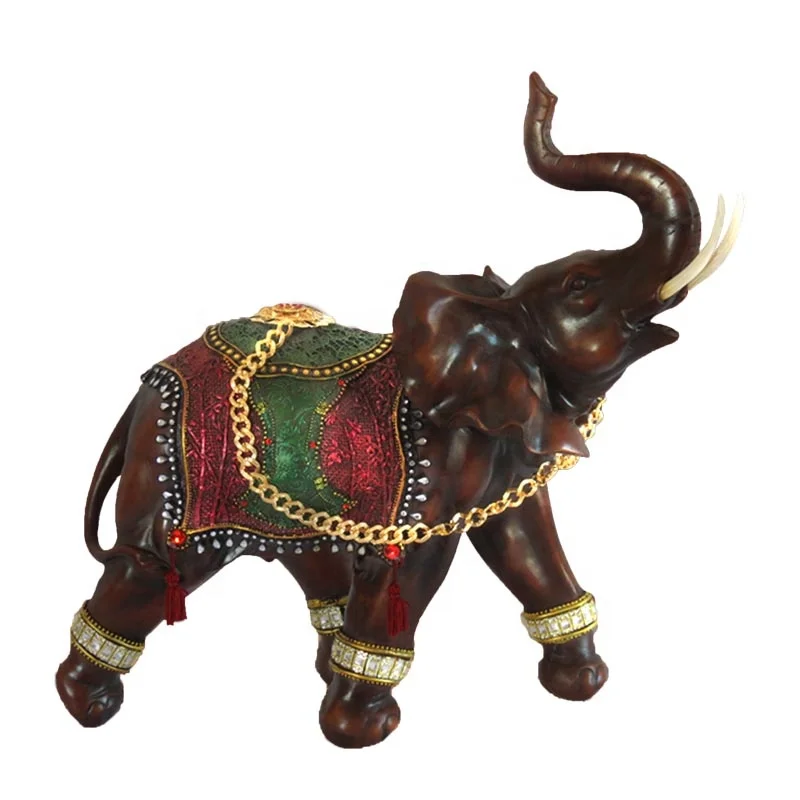Best selling elephant resin statue new tabletop meditating dancing elephant buddha thai buddha handmade statue ganesh buddha art