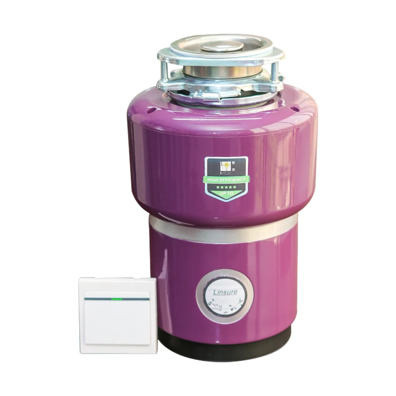 Food Waste Grinder Machine / Organic Waste Disposal / Kitchen Garbage Disposal 220V