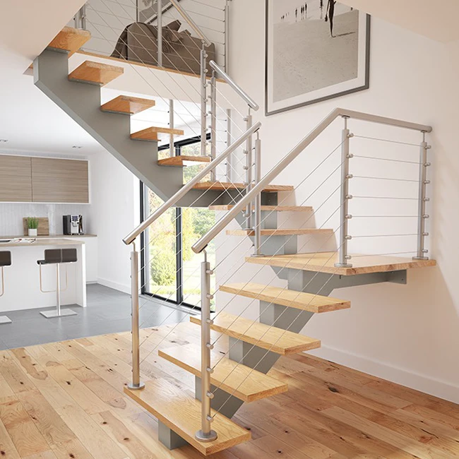 Vinmay Top Sale Indoor Outdoor Stainless Steel Balusters Stair Balcony Handrail Staircase Railing System Balustrades&Handrails