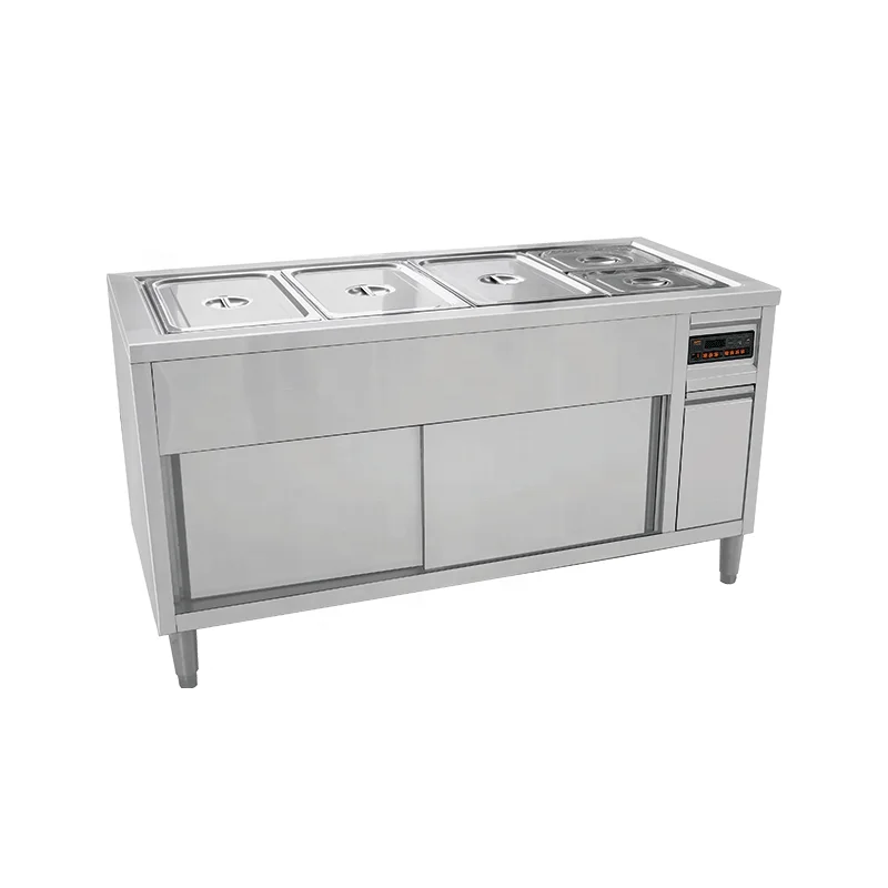 Customized Electric Buffet Bain Marie Food Warmer Steam Table for Hotel Restaurant Catering Equipment Factory