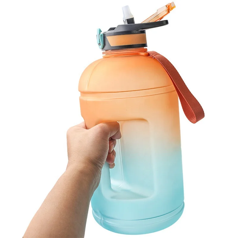 Hot Sell  1 Gallon 128OZ Leakproof BPA Free Drinking Sports Water Bottle Large Capacity Gym Sports water Bottles