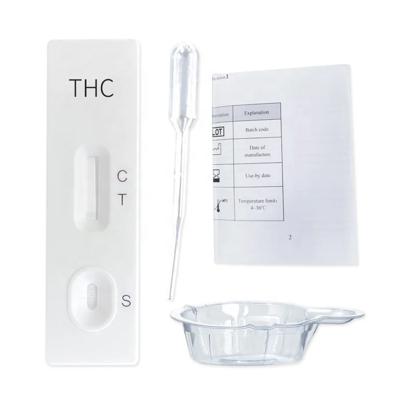 One Step Rapid THC Drugs Test Strip for Vitro Diagnostic Use