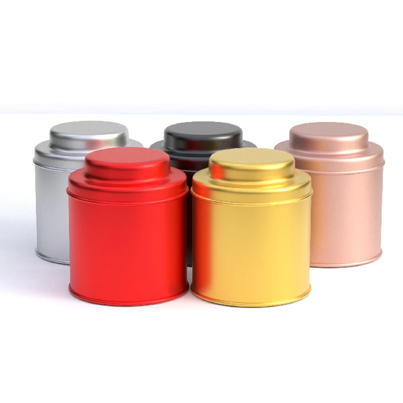 Customize various round size metal tin boxes, square metal container packaging, airtight tin cans for tea