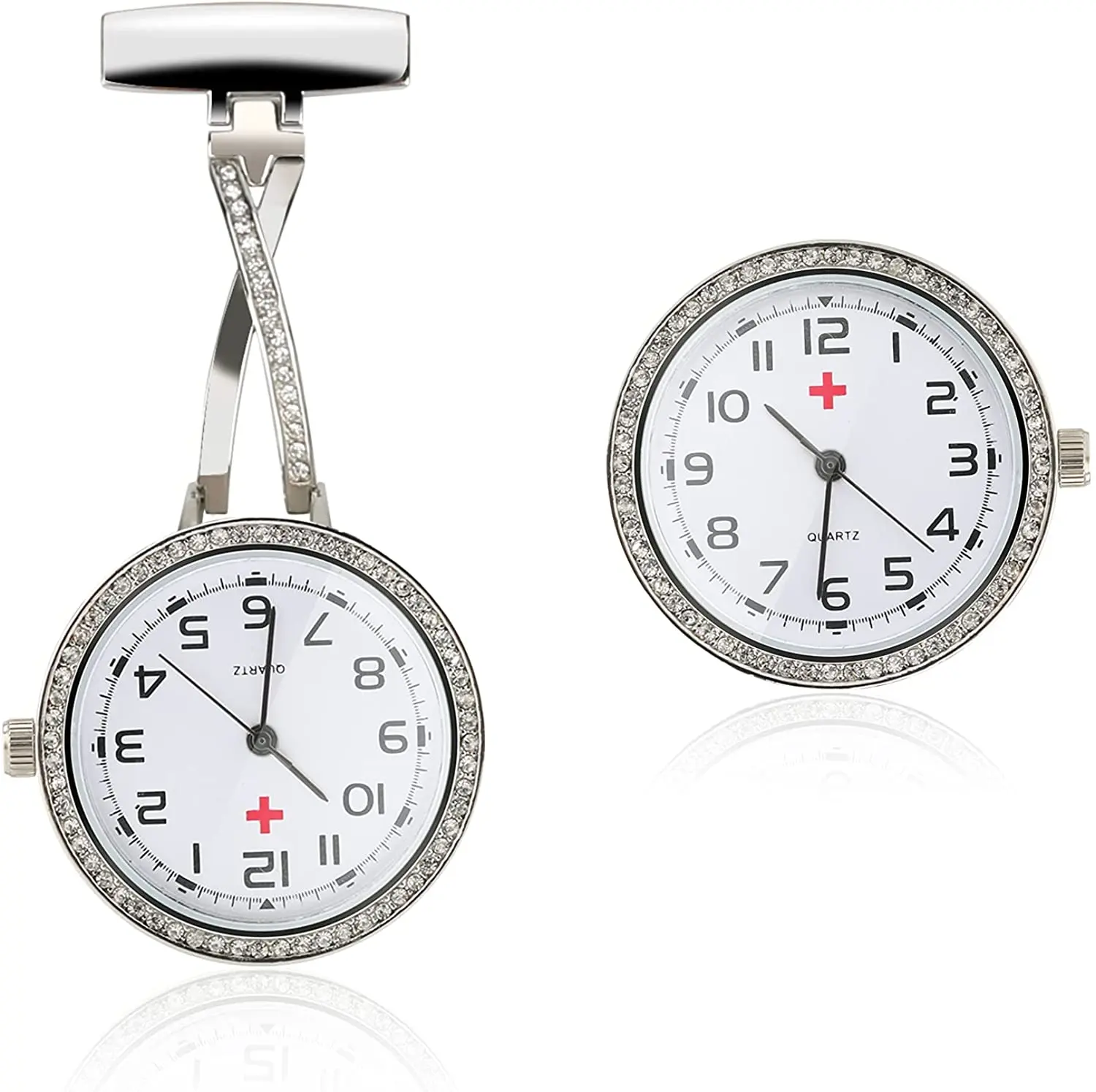 Часы WYGICOO для медсестер, медицинские часы для медсестер, кварцевые карманные часы