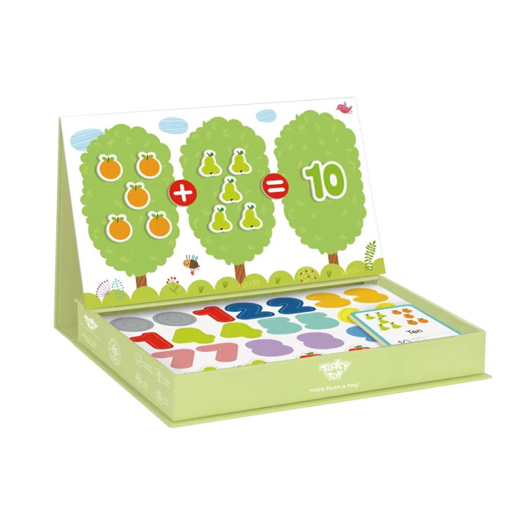 Children Creative Games Magnetic Math Learning Box Fruit Tree Montessori Educational Toy for Kids