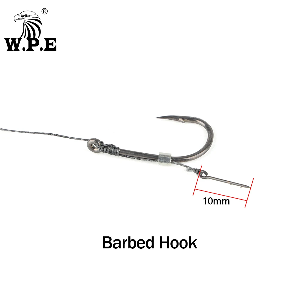 W.P.E Customized Carp Fishing Ready Tied Chod Rigs 2#/4#/6# Metal Bait Spike Method Feeder Boilie Accessories Rig Tackle