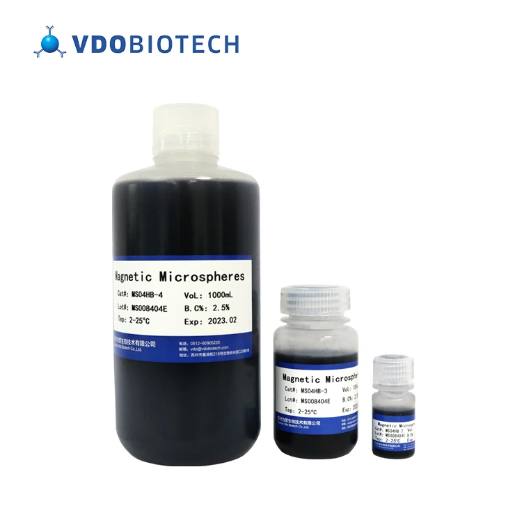Magnetic Bead Particles Magnetic Nano Microspheres Nucleic Acid Extraction Kits RNA Isolation DNA Purification