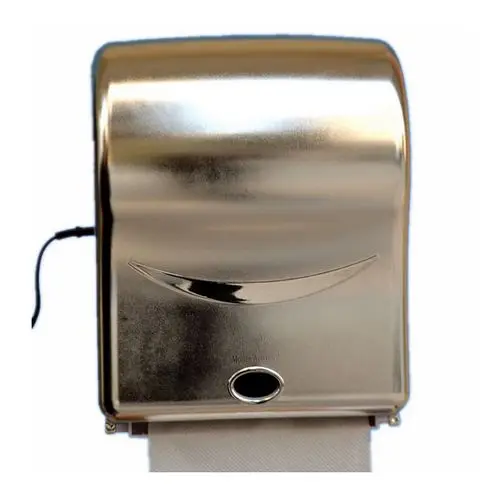 Wall mounted ABS plastic black wholesale electric sensor induction toilet automatic battery paper towels dispenser