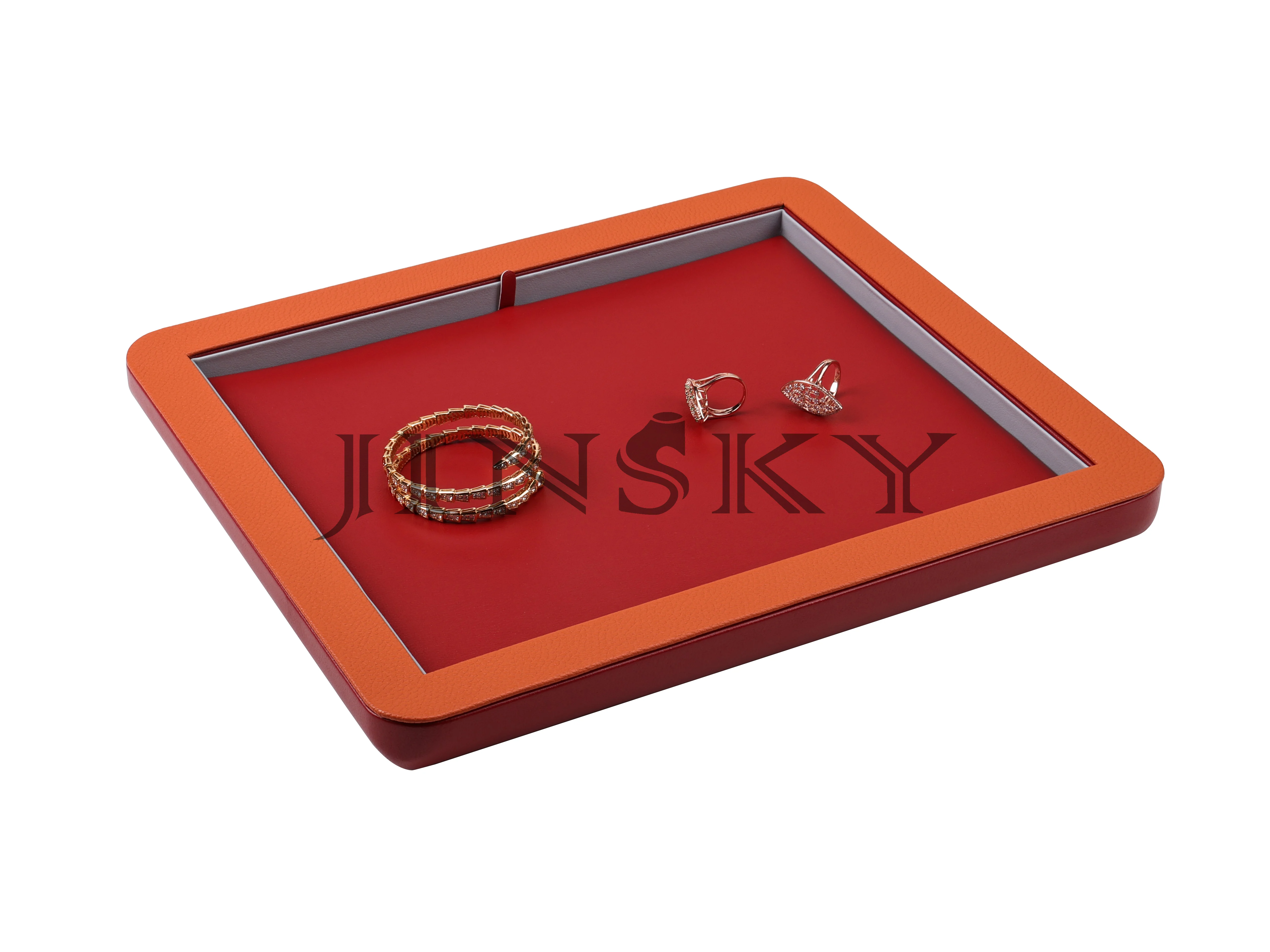 JINSKY wholesale jewelry display tray for jewellery ring necklace china supplies
