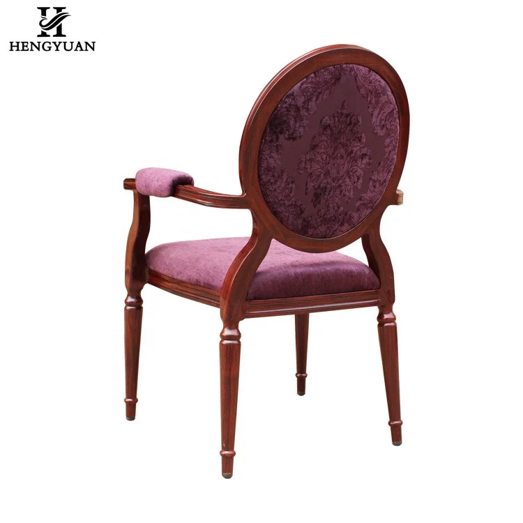 Hot Selling Comfortable Hotel Restaurant Round Back Wedding Reception Chair