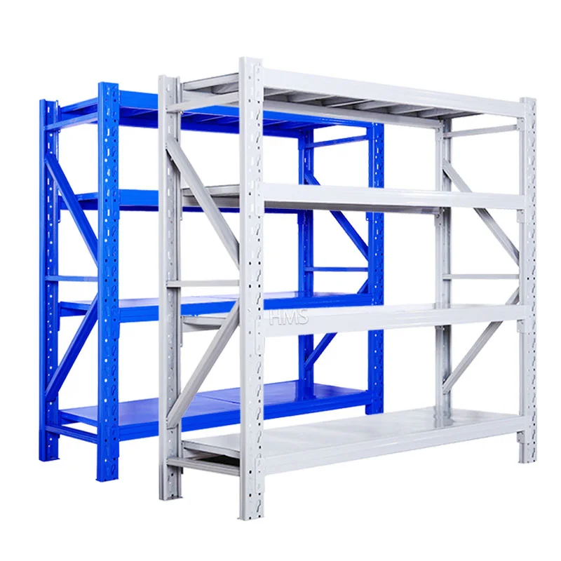 200kgs Capacity Grocery Shelves Metal Warehouse Store Racks Manufacturer Heavy Duty Industrial Stacking Steel Shelving