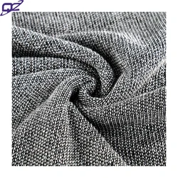 Customized Yarn Dyed Cotton Polyester Blend Lurex Metallic French Terry Fabric for Hoodies Evening Dress Coat