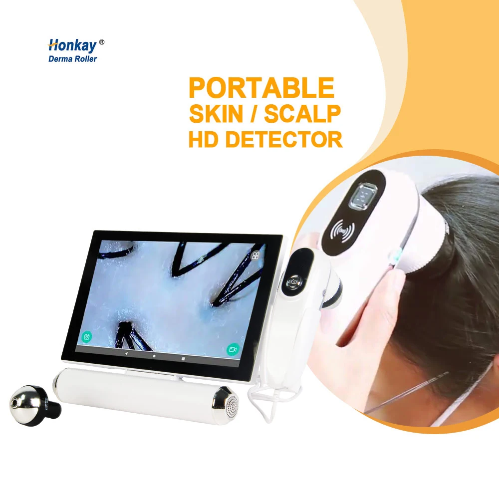 Professional Skin Tester Analyzer Withered Hair Loss Scalp Hair Follicle Detector Analyzer / Scalp Pigmentation Machine