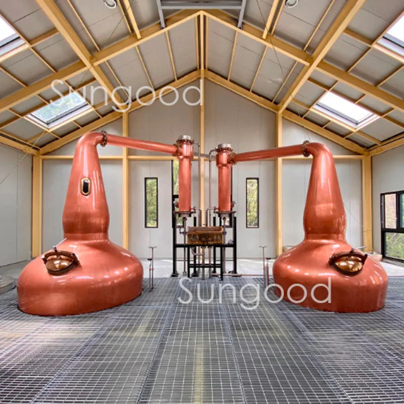 Two distillation whisky still pot Japanese whiskey still Japan whiskey stills Japanese whiskey distillation equipments